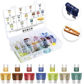 img 4 attached to ClearMark Assorted Standard Mini Automotive Blade Fuse Assortment