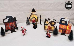 img 3 attached to Innodept12 Christmas Figurines Accessories Landscape