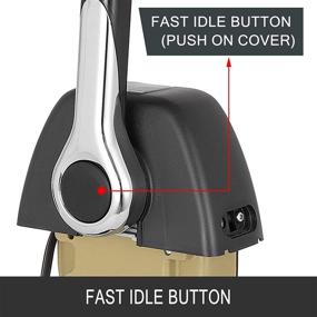 img 2 attached to 🚀 Mophorn Binnacle Remote Control Box Boat Throttle Control 704-48205-P1-00 Outboard Remote Control Box | Yamaha Console 704 Single Fit