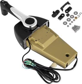 img 4 attached to 🚀 Mophorn Binnacle Remote Control Box Boat Throttle Control 704-48205-P1-00 Outboard Remote Control Box | Yamaha Console 704 Single Fit