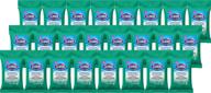 🧻 clorox travel wipes, 9 count, pack of 24 (package may vary), bleach-free disinfecting wipes for on-the-go, white (10044600601332) logo