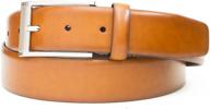 navy men's accessories: burnished leather belt in size 42 логотип