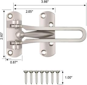 img 4 attached to Security Reinforcement Swing Thicken Aluminium Hardware