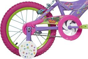 img 1 attached to 🚲 Dynacraft Trolls Girls BMX Street/Dirt Bike with 16" Hand Brake - Perfect for Adventurous Young Riders!