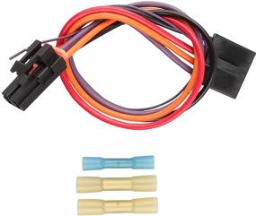 img 4 attached to High-Quality 3 Pins 645-512 Wire Pigtail Blower Motor Resistor 🔌 Wiring Harness Connector 8e5h-19e624-a Blower Motor Plug Cable: A Reliable Solution