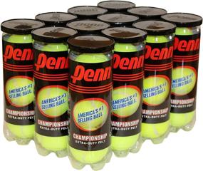 img 4 attached to 🎾 Penn Championship Extra Duty Tennis Balls: Pack of 12 Cans (36 Balls) - Unbeatable Quality for Long-lasting Play