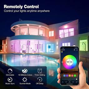 img 1 attached to 🌈 Enchanting Multicolor Magic Hue Compatible Lights - Elevate Your Space