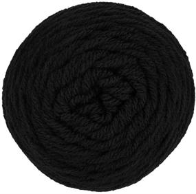 img 1 attached to ❤️ Bulk Buy: Red Heart Super Saver 2-Pack - Black, 7 oz per Skein