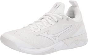 img 4 attached to Mizuno Womens Luminous Volleyball Black White Women's Shoes and Athletic