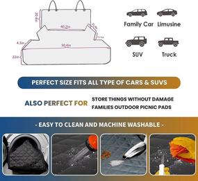 img 1 attached to Winbate 100% Waterproof SUV Cargo Liner for Dogs - Quilted, Scratchproof & Nonslip Dog Cover for Cars & SUVs