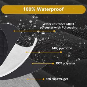 img 2 attached to Winbate 100% Waterproof SUV Cargo Liner for Dogs - Quilted, Scratchproof & Nonslip Dog Cover for Cars & SUVs