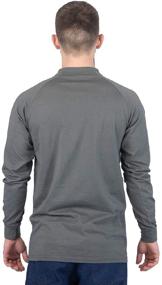 img 1 attached to 👕 TICOMELA Cotton Weighted Sleeve Men's Shirt - Enhanced Resistance for Superior Comfort