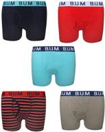 трусы bum equipment briefs с полосатым принтом для мальчиков логотип