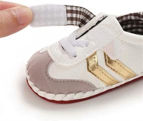 img 2 attached to HsdsBebe Leather Walking Sneakers Slippers Boys' Shoes : Sneakers