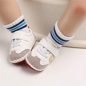 img 3 attached to HsdsBebe Leather Walking Sneakers Slippers Boys' Shoes : Sneakers