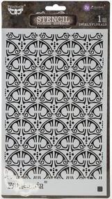 img 2 attached to 🌸 Prima Marketing Finnabair Swirly Florals Stencil - Size 6" x 9