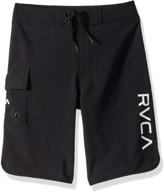 rvca boys eastern trunk rust logo