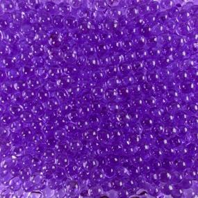 img 3 attached to 💜 Супер Z Outlet 1 фунт (0,45 кг) Мешок с фиолетовыми водными гель-шариками: Яркий наполнитель для ваз, предмет декора для дома, свадебный центральный элемент, растения, игрушки, обучение - 12 галлонов