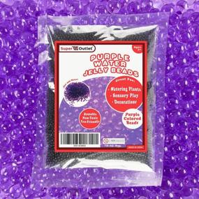 img 4 attached to 💜 Super Z Outlet 1 Pound Bag of Purple Water Gel Pearls: Vibrant Vase Filler, Home Decor, Wedding Centerpiece, Plants, Toys, Education - 12 Gallons