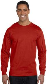 img 3 attached to 👕 Hanes Men's Beefy T Long Sleeve T-Shirt – Premium Apparel for Men