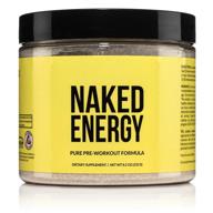 💪 naked energy – natural pre workout powder for men and women, vegan-friendly, flavorless, no sweeteners, colors, or flavors added – 50 servings… logo