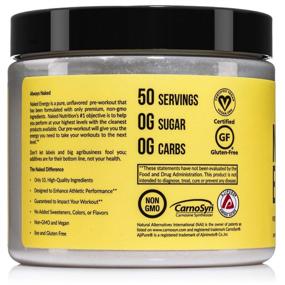 img 2 attached to 💪 Naked Energy – Natural Pre Workout Powder for Men and Women, Vegan-Friendly, Flavorless, No Sweeteners, Colors, or Flavors Added – 50 Servings…