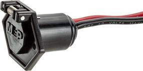 img 2 attached to 🔌 MotorGuide Accessories: Trolling Motor Power Receptacle (Black), 2-Prong Design