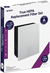 img 1 attached to 🔄 Authentic Winix 115115 Filter A Replacement | C535, 5300-2, P300, 5300 Compatible