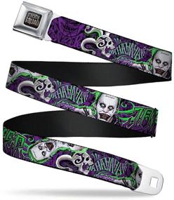 img 4 attached to 🎬 Buckle-Down Boys Seatbelt Belt for Suicide Squad Fans (WDC033) - Enhancing Look and Functionality!