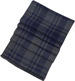 img 1 attached to 🧣 Luxury Long Cotton Scarf for Men: Elevate Your Style with Premium Men's Accessories