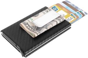 img 2 attached to Secure Credit Holder: Leather Wallet with RFID Blocking for Women's Handbags & Wallets