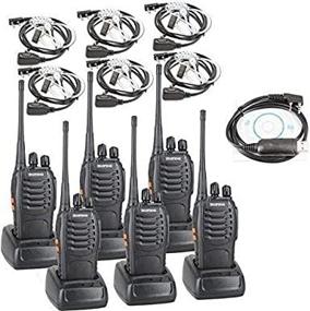 img 4 attached to 📻 BaoFeng BF-888S Two Way Radio Bundle (Pack of 6) with LED Flashlight and Covert Air Acoustic Tube Headset Earpiece for Enhanced Communication