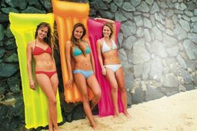 img 1 attached to 🏝️ Inflatable Intex Neon Frost Air Mats: Vibrant and Comfortable Floating Mats for Ultimate Relaxation