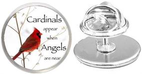 img 4 attached to 🐦 Cardinal Bird Jewelry, Red Cardinal Pin Brooch, Christmas Cardinal Accessories, Red Cardinal Bird Décor, QK0O97