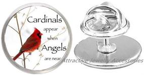 img 3 attached to 🐦 Cardinal Bird Jewelry, Red Cardinal Pin Brooch, Christmas Cardinal Accessories, Red Cardinal Bird Décor, QK0O97