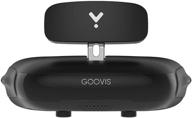 👁️ goovis young head-mounted display - hd m-oled eye protection head-mounted display compatible with laptop, pc, xbox one, drone, ps4, nintendo, set-top box, smartphone (black) - eye strain relief logo