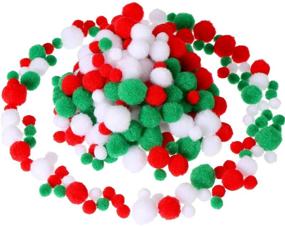 img 4 attached to Christmas Assorted Pompoms Decoration Supplies
