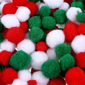 img 3 attached to Christmas Assorted Pompoms Decoration Supplies