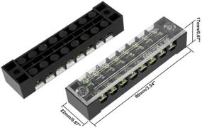 img 1 attached to Uxcell Позиции Барьерные Терминалы TB 1508L