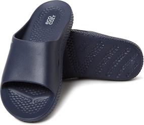 img 1 attached to EcoCozy Comfort Sport Slide Sandals for Men: Shoes and Athletic Footwear