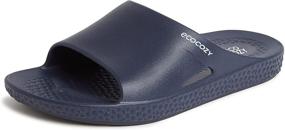 img 4 attached to EcoCozy Comfort Sport Slide Sandals for Men: Shoes and Athletic Footwear