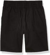 👖 classroom school uniforms kids shorts: comfortable and stylish boys' clothing logo