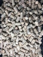 crafting wine corks - all natural, same size with printed marked designations - perfect for arts, crafts, and decor (250-pack) logo