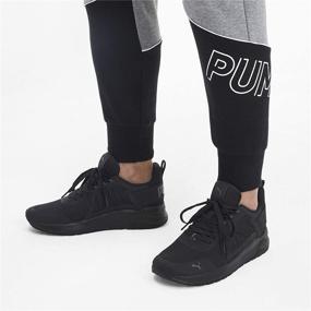 img 2 attached to 👟 Stylish PUMA Anzarun Sneaker Men's Shoes - Black White Fashion Sneakers