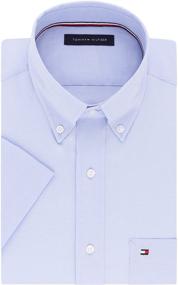 img 4 attached to 👔 Timeless Elegance: Tommy Hilfiger Sleeve Button Down Riviera