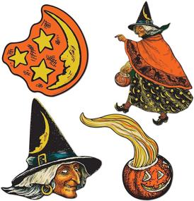 img 3 attached to Beistle 4 Pack Halloween Cutouts 2 Inch
