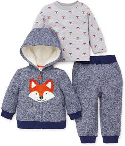 img 1 attached to 👶 Heather Boys' Clothing: Little Me Toddler Jogger - Comfort and Style Combined!