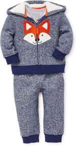 img 2 attached to 👶 Heather Boys' Clothing: Little Me Toddler Jogger - Comfort and Style Combined!