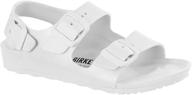 комфортные и прочные: детские сандалии birkenstock milano eva для активных маленьких ног! логотип