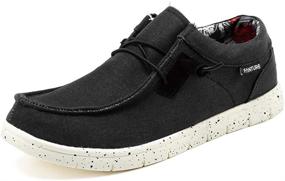 img 4 attached to FANTURE Sneakers Comfort Lightweight U419XXXME002 11 Black 45 Men's Shoes